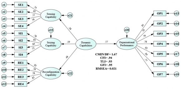 Figure 3: Structural Equation Modelling Results