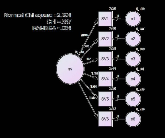 Figure 3: The structural model for the main hypothesis testing