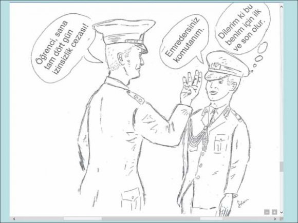 Fig.2& Fig.3: Regarding many aspects of life, like leisure hobbies, modern and antiquated ways still go together, in Turkey. Some well-to-do urban people even play golf, while in the eastern country side, traditional mounted-javelinsport survives. (illustrations by the Author)