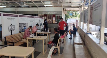 Figure 6: Screening booth