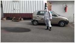 Figure 12: Cleaning Door Knobs