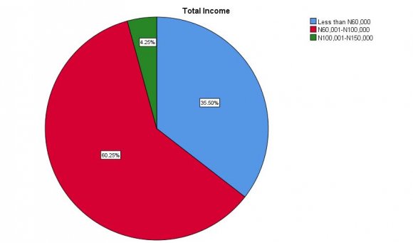 Figure 4.8: Distribution of Respondents by Household Size