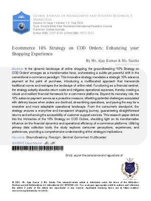 E-commerce 10% Strategy on COD Orders: Enhancing Your Shopping Experience