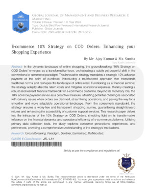 E-commerce 10% Strategy on COD Orders: Enhancing Your Shopping Experience