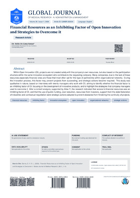 Financial Resources as an Inhibiting Factor of Open Innovation and Strategies to Overcome It