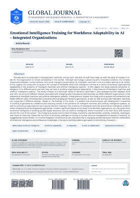 Emotional Intelligence Training for Workforce  Adaptability in AI - Integrated Organizations