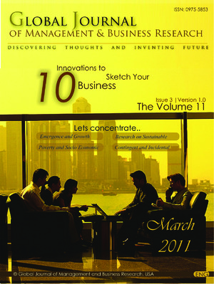 GJMBR Volume 11 Issue 3