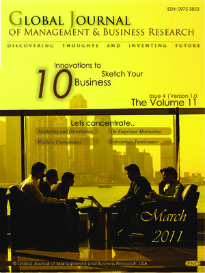 GJMBR-B Economic & Commerce: Volume 11 Issue B4