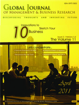 GJMBR Volume 11 Issue 5