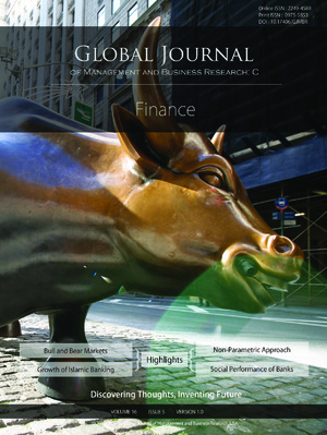 GJMBR-C Finance: Volume 16 Issue C5