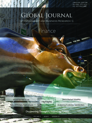 GJMBR-C Finance: Volume 17 Issue C3
