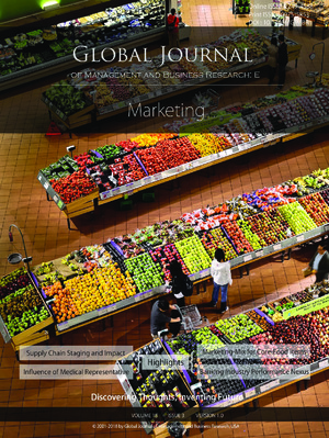 GJMBR-E Marketing: Volume 18 Issue E3