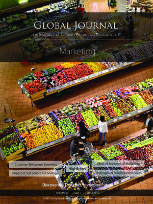 GJMBR-E Marketing: Volume 19 Issue E7