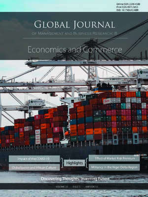 GJMBR-B Economic & Commerce: Volume 20 Issue B5
