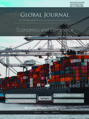 GJMBR-B Economic & Commerce: Volume 21 Issue B1