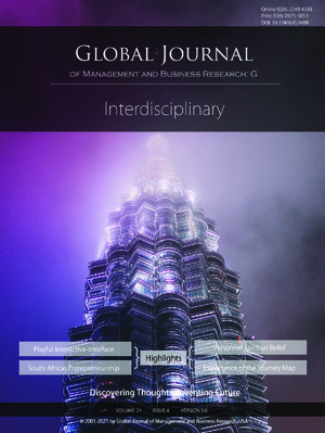 GJMBR-G Interdisciplinary: Volume 21 Issue G4