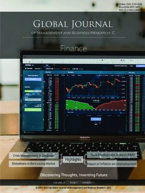 GJMBR-C Finance: Volume 22 Issue C2