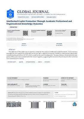 Intellectual Capital Formation Through Academic Professional and Organizational Knowledge Dynamics